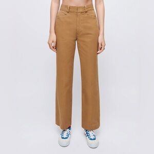 NWT 70s Trouser in Washed Camel by Re/Done